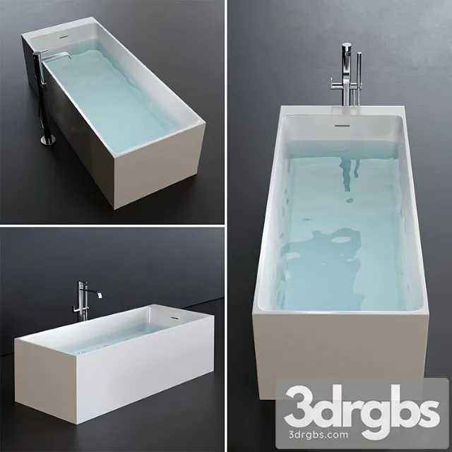 Disenia Square Bathtub 3D Model Free