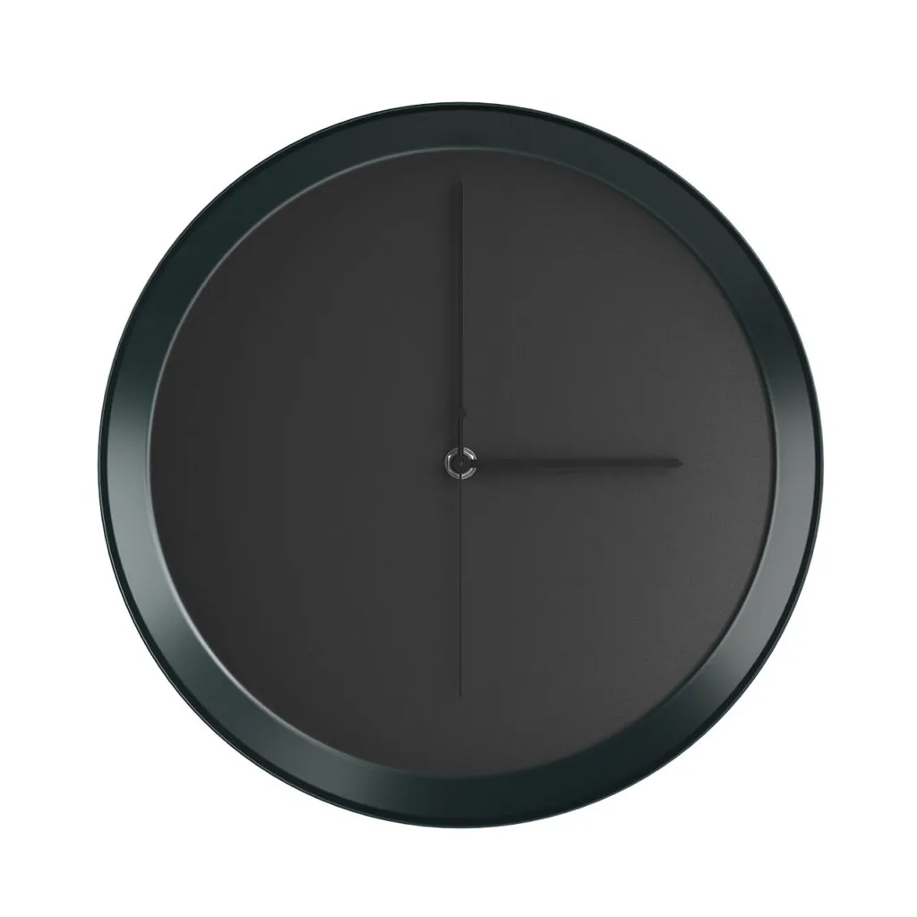 Dish Wall-Mounted Ceramic Clock by Atipico