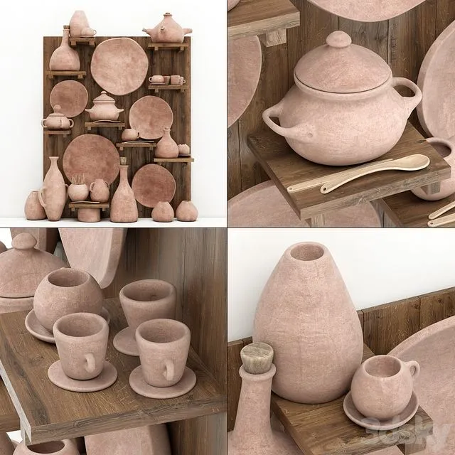 Dishes clat rack n10 3D Model