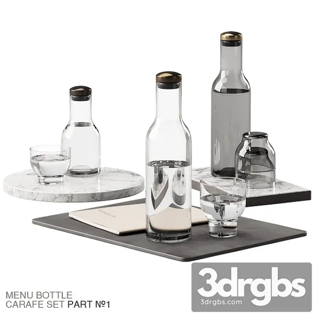 Dishes Decor Set 09 3D Model Free