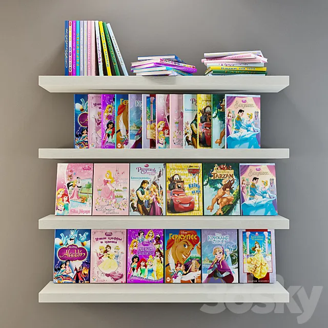 Disney Children's Books 3DModel