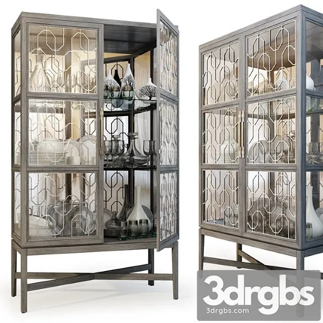 display cabinet ensemble display cabinet by carson 3D Model Free