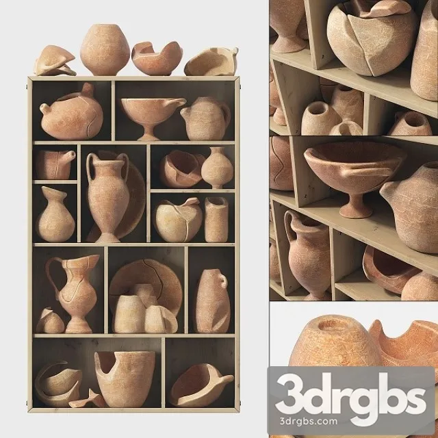 Diss Old Tslay Splinter Decor H1 3D Model Free