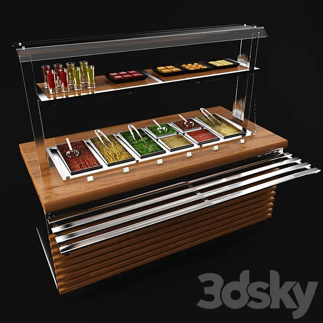 Distribution line _ Warmer 3D Model