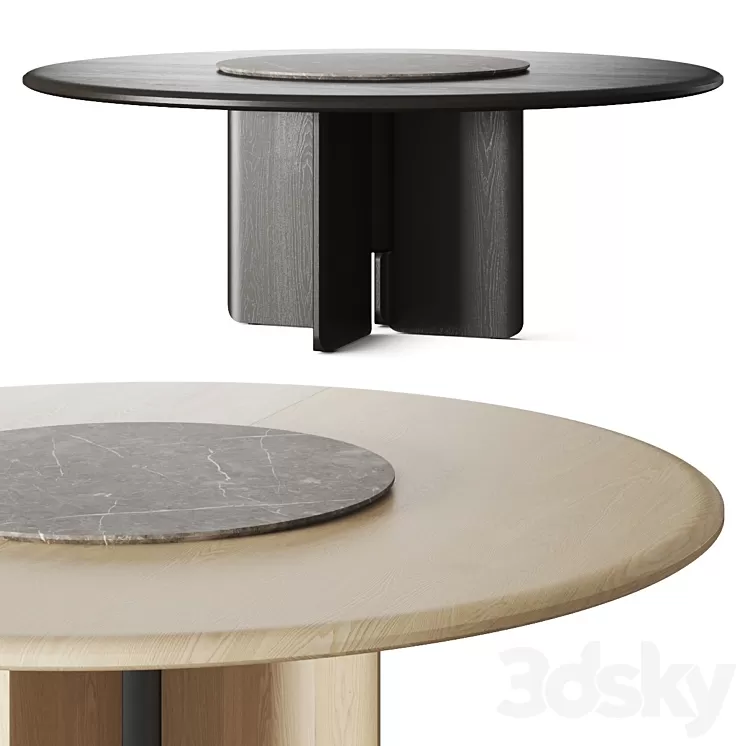District Eight Faifo Dining Table 3D Model Free