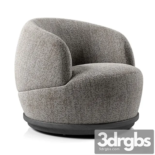 District eight-orbit armchair 3D Model Free