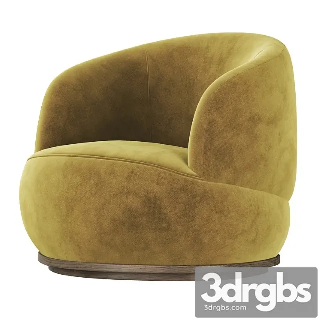 District Eight Orbit Armchair 3D Model Free