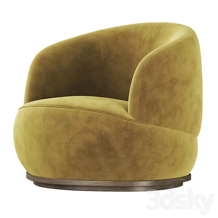 District Eight ORBIT ARMCHAIR 3D Model Free