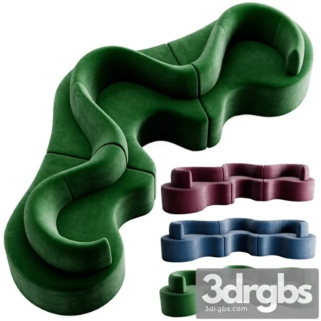 Distro Sofa 02 3D Model Free