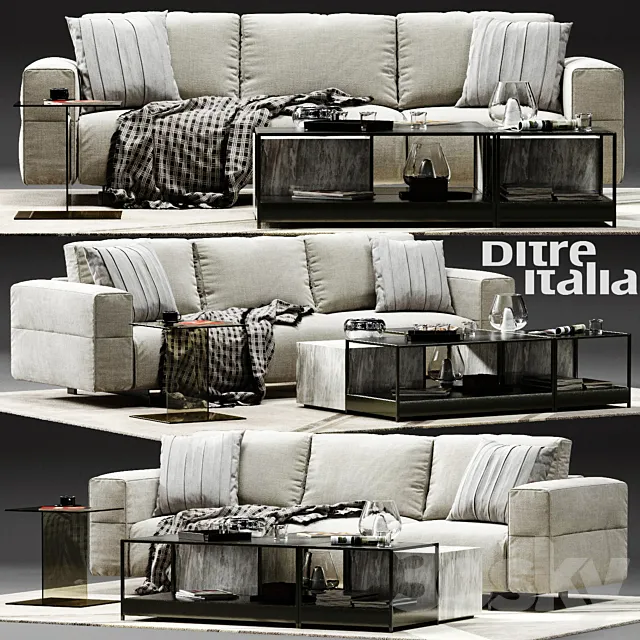 Ditre Italia BAG Sofa 05 3DModel