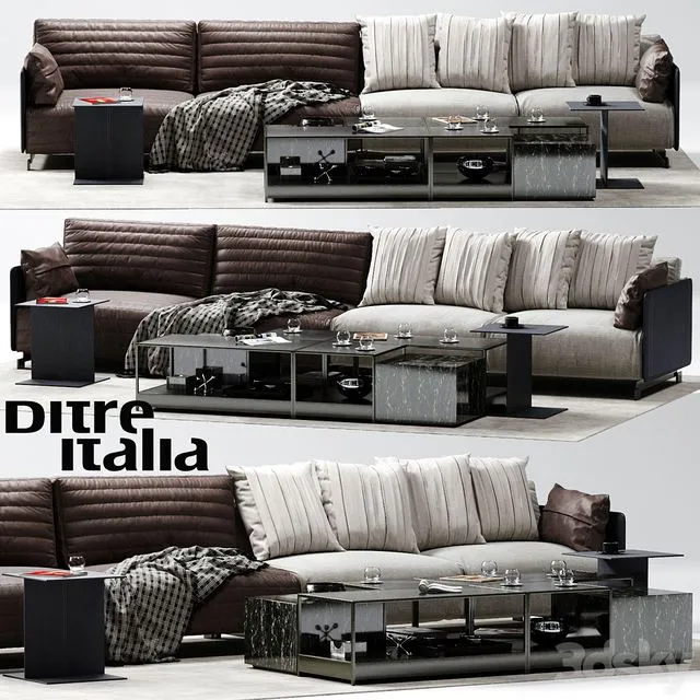 Ditre Italia BAG Sofa 3D Model