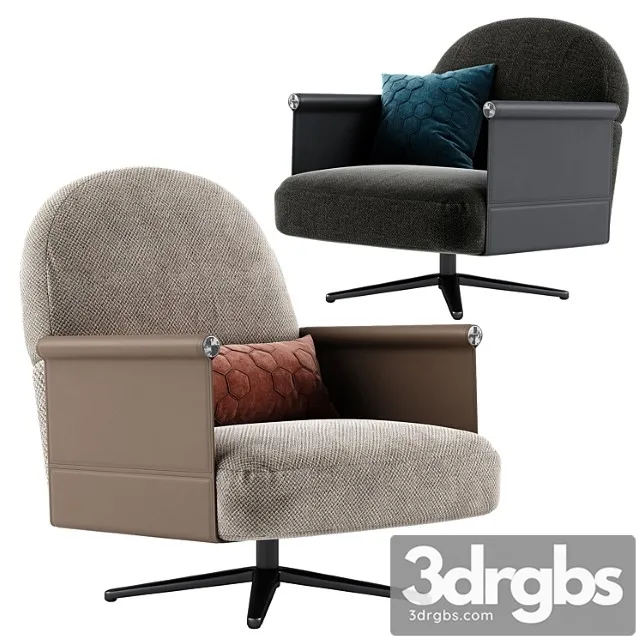 Ditre Italia Beyl Armchair 3D Model Free