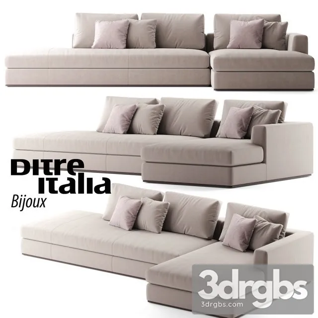 Ditre Italia Bijoux Sofa 3D Model Free