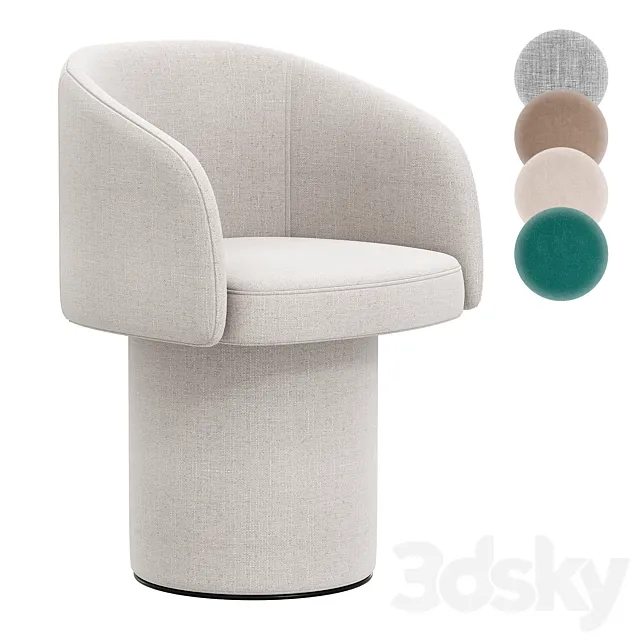 Ditre italia Billie chair 3D Model