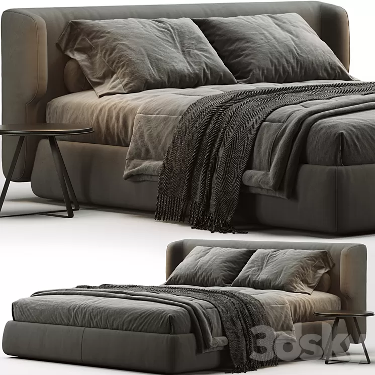 Ditre italia claire bed 3D Model