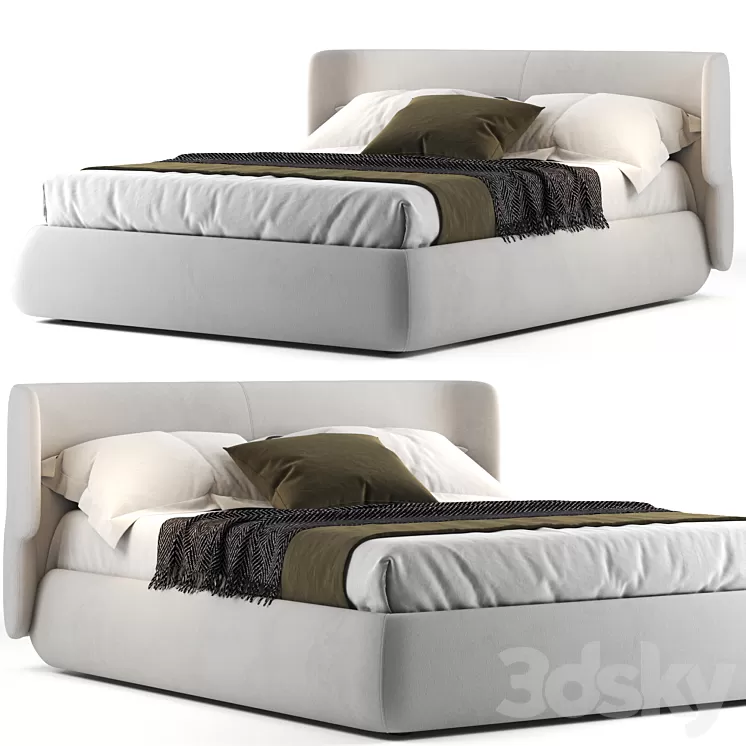 Ditre Italia CLAIRE BED 3D Model Free