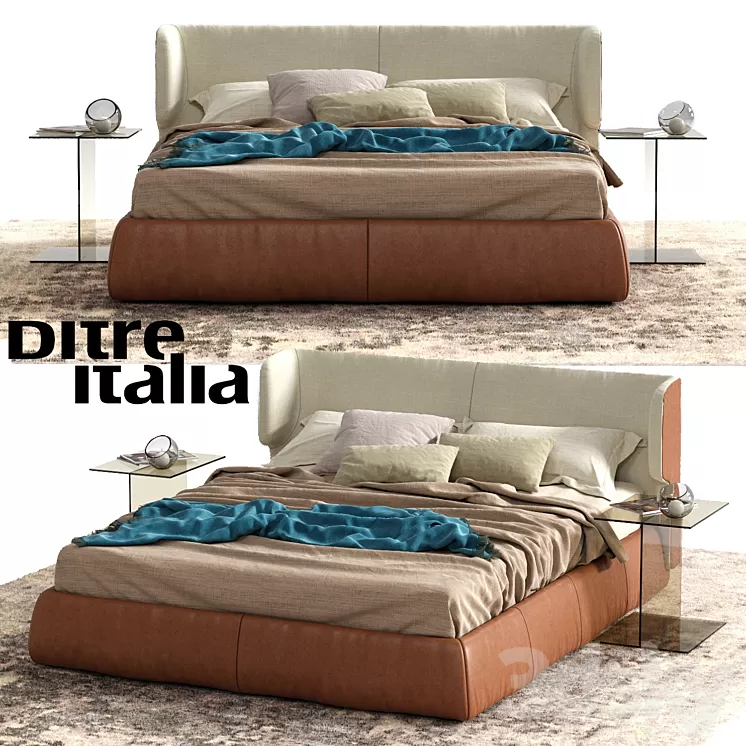 Ditre Italia CLAIRE Bed 3D Model