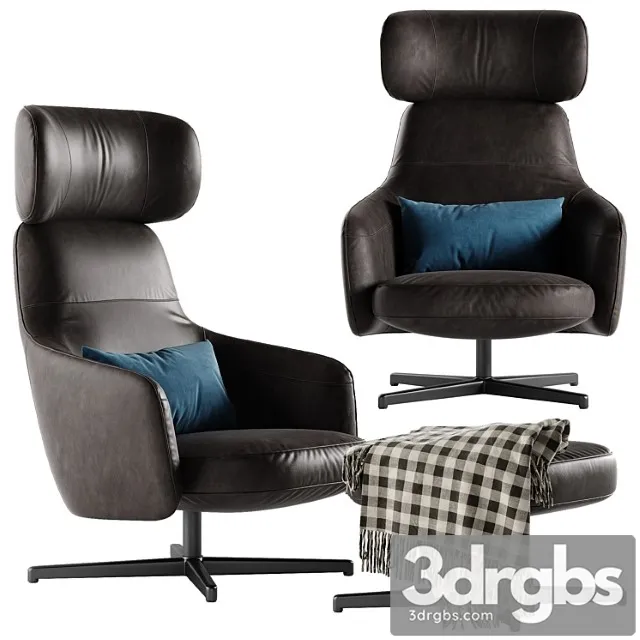 Ditre Italia Cuper Armchair 3D Model Free