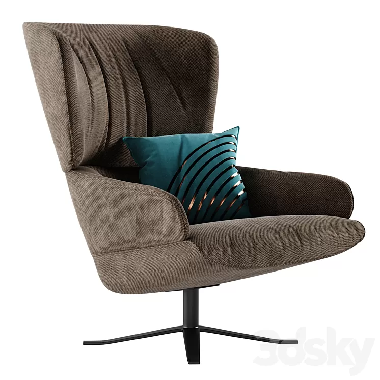 Ditre Italia Cut Soft armchair 3D Model