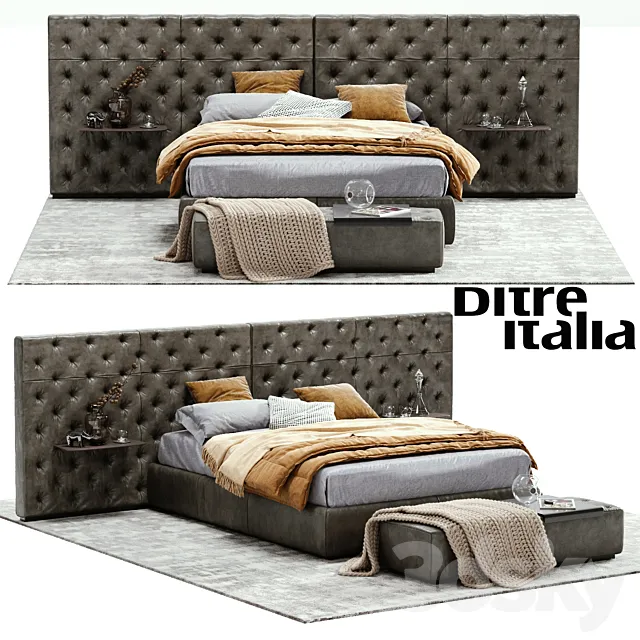 Ditre Italia ECLECTICO Bed 3D Model