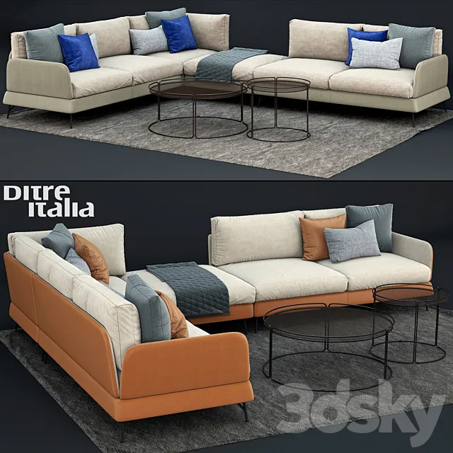 Ditre Italia JASPER Canapé 3DModel