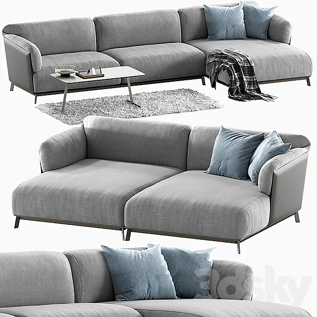 Ditre Italia Kailua Sofa 3D Model