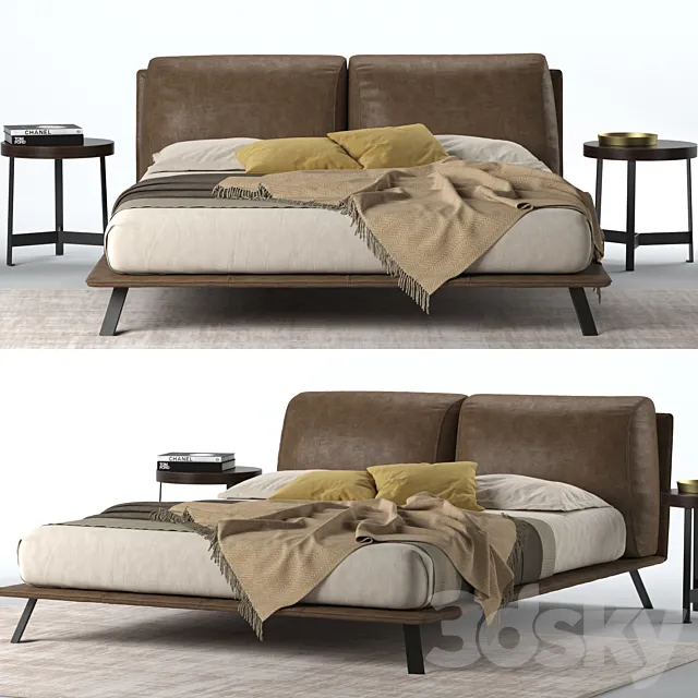 Ditre Italia Kanaha Bed 3D Model