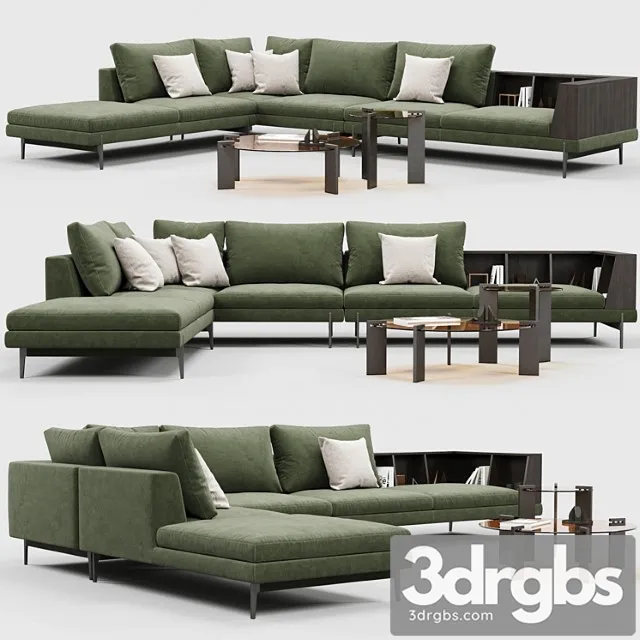 Ditre italia kim sofa 2 3D Model Free