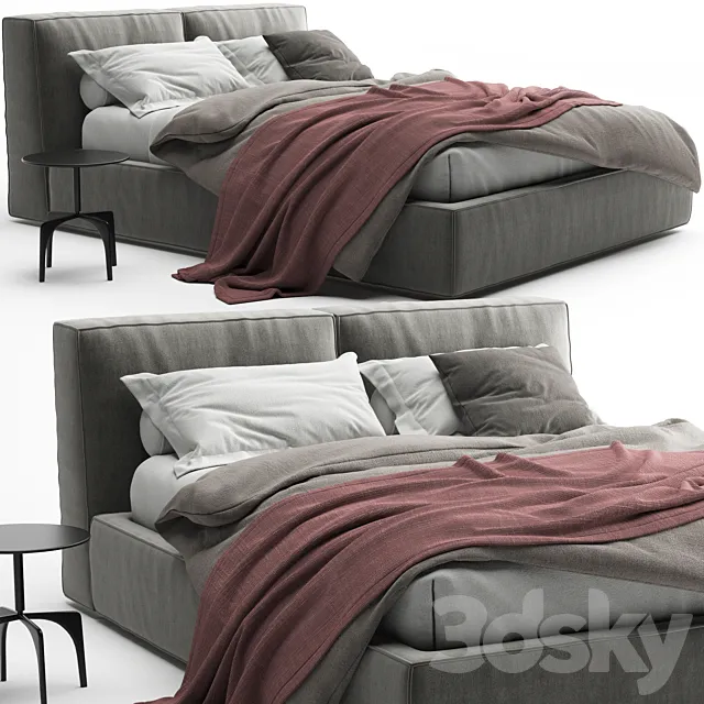 Ditre Italia Misty Bed 3DModel