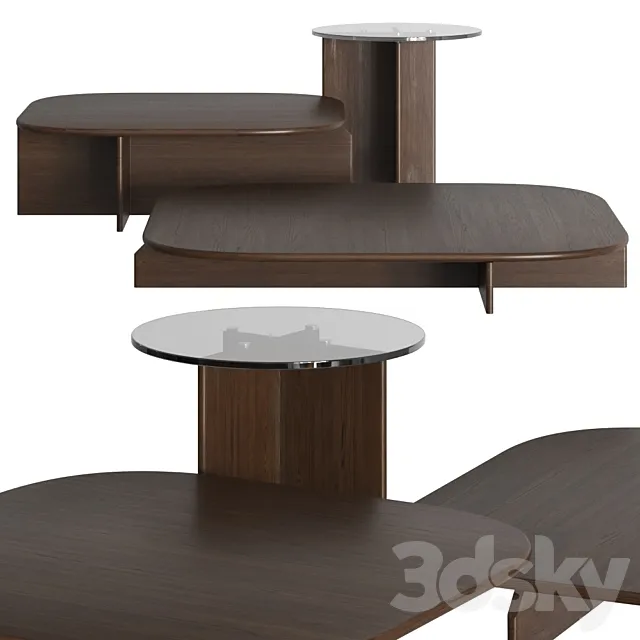 Ditre Italia Polyura Coffee Tables 3DModel