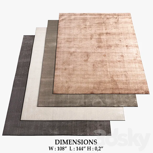 DITRE ITALIA Rugs_457 3DModel