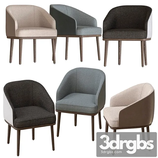 Ditre italia saint tropez armchair 2 3D Model Free