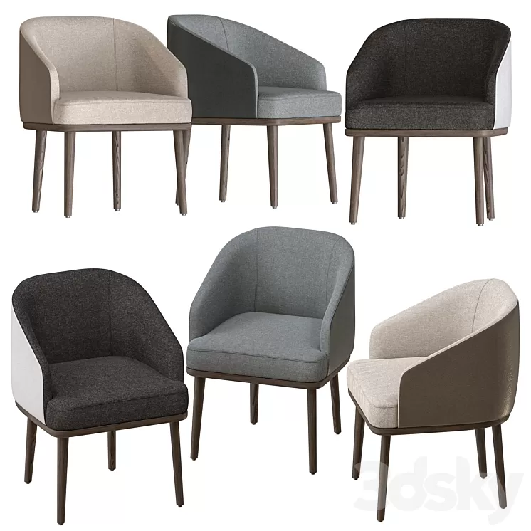 Ditre Italia Saint Tropez Armchair 3D Model