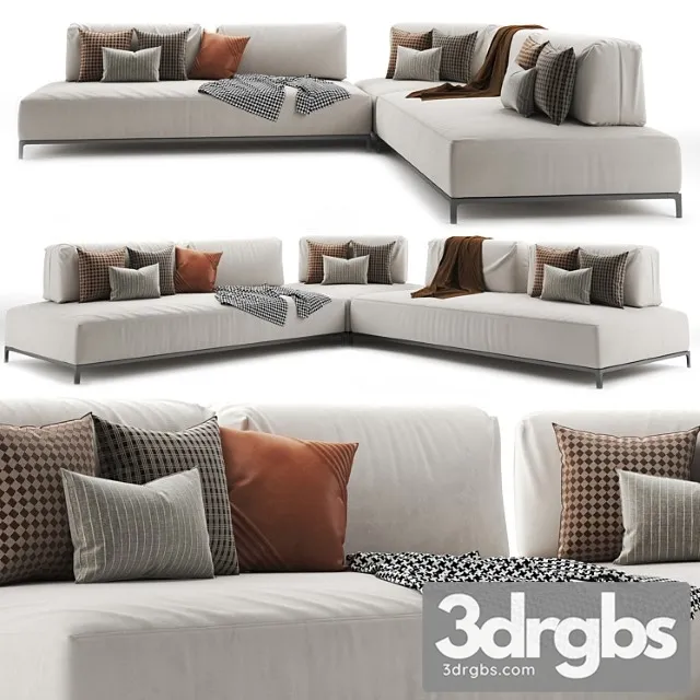 Ditre Italia Sanders Sofa 3D Model Free