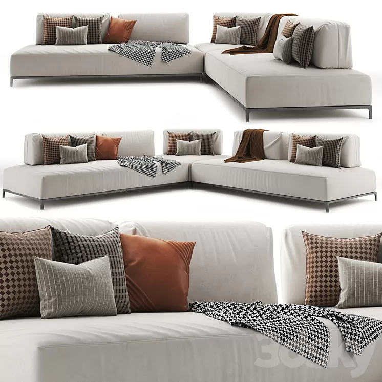 Ditre Italia Sanders Sofa 3D Model Free