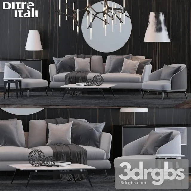 Ditre Italia Sofa 3D Model Free