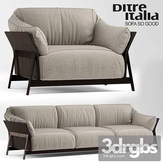 Ditre Italia Sofa So Good 3D Model Free