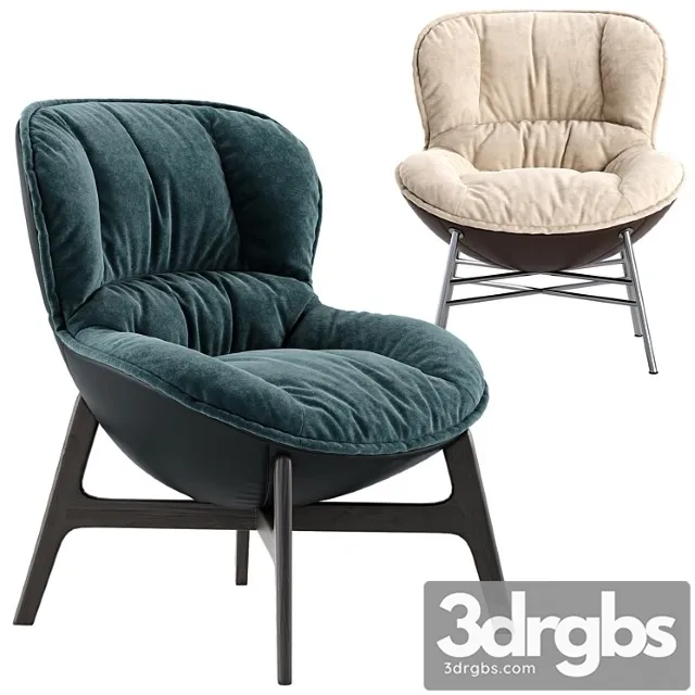 Ditre italia softy armchair 2 3D Model Free