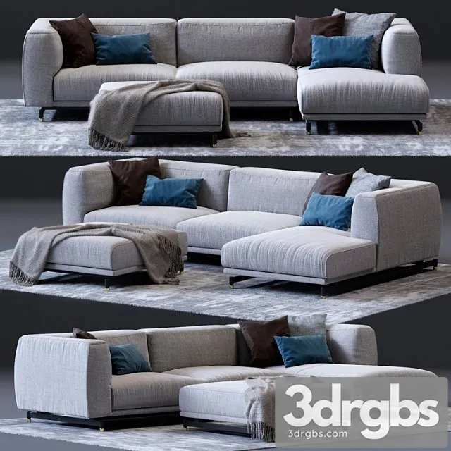 Ditre italia st. germain corner sofa 02 2 3D Model Free
