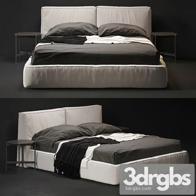 Ditre misty bed 2 3D Model Free