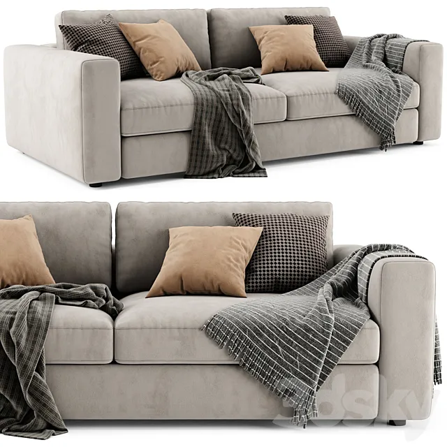 Ditre Urban 2 Seats Sofa 3D Model