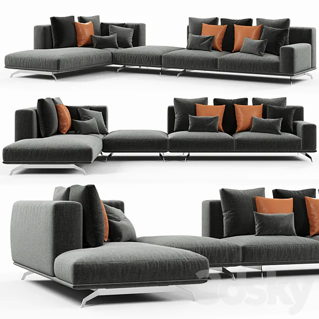 Ditreitalia Dalton sofa 3D Model