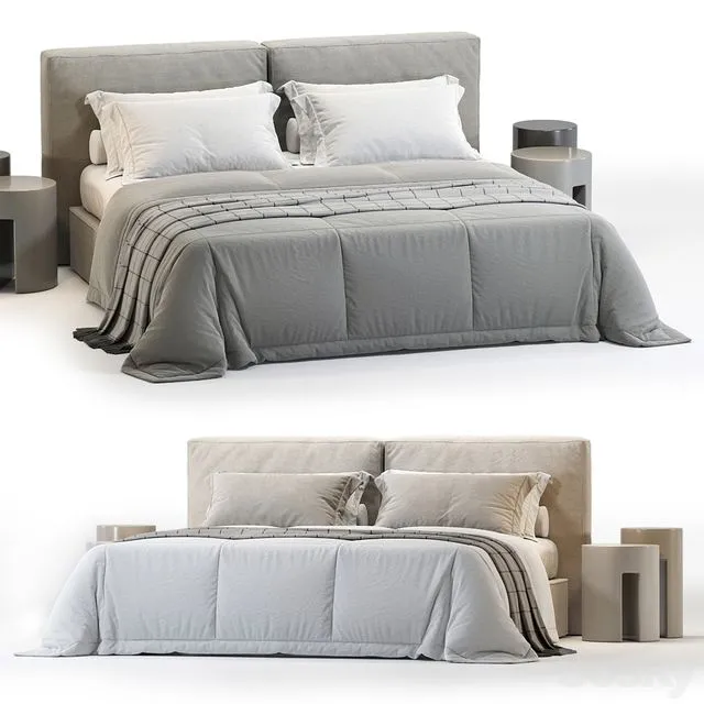 Ditreitalia FLANN Bed 3D Model