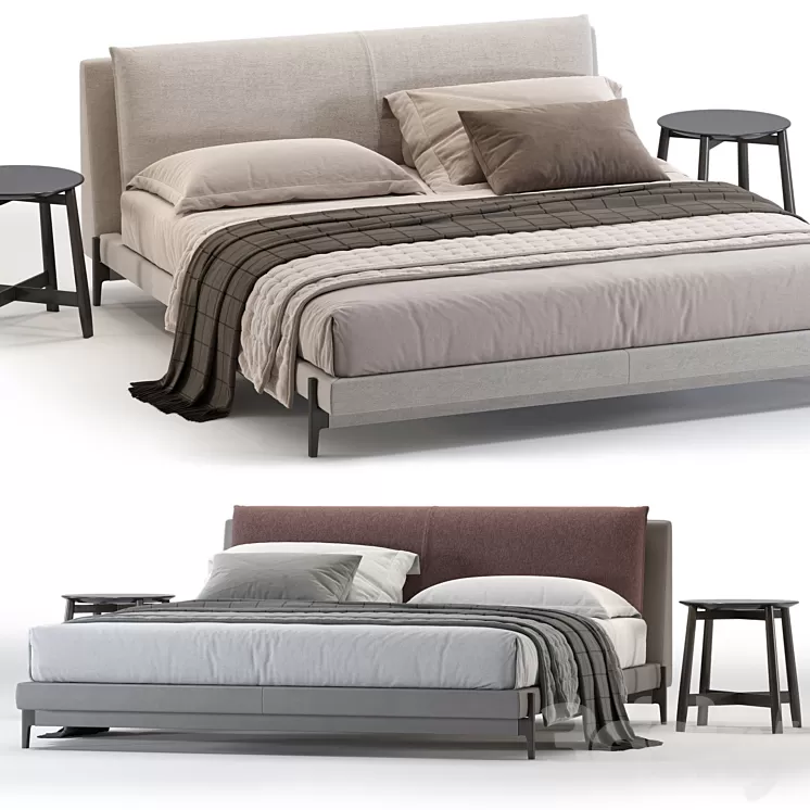 Ditreitalia Kim Bed 3D Model Free