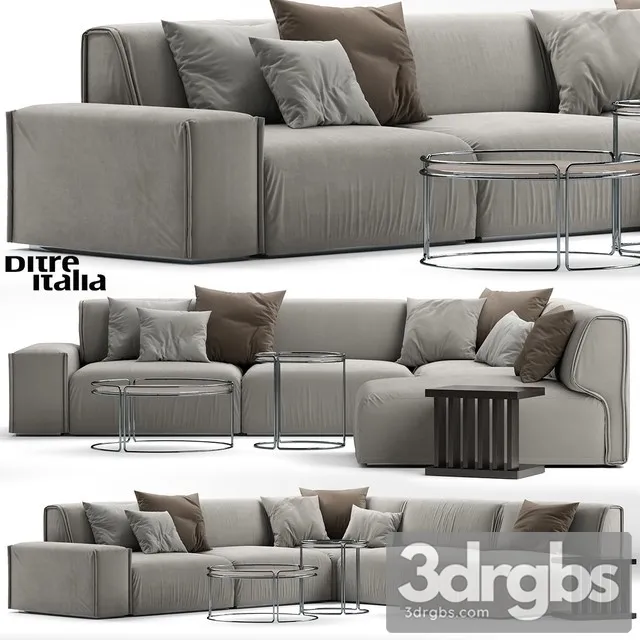 Ditreitalia Monolith Sofa 3D Model Free