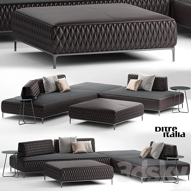 ditreitalia sanders air sofa 3D Model