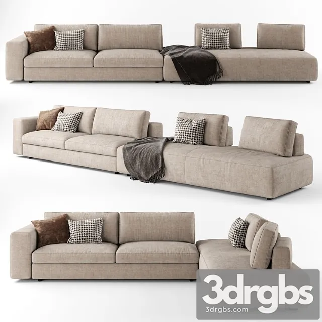 Ditreitalia urban 2.0 sofa 2 3D Model Free