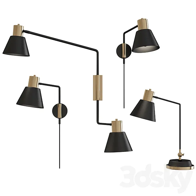 Ditte sconce 3D Model