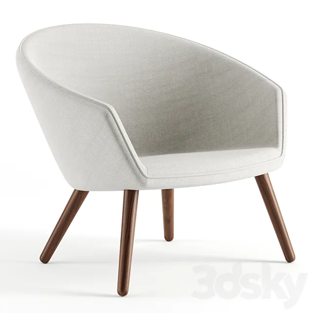 Ditzel Lounge Chair by Fredericia 3DModel