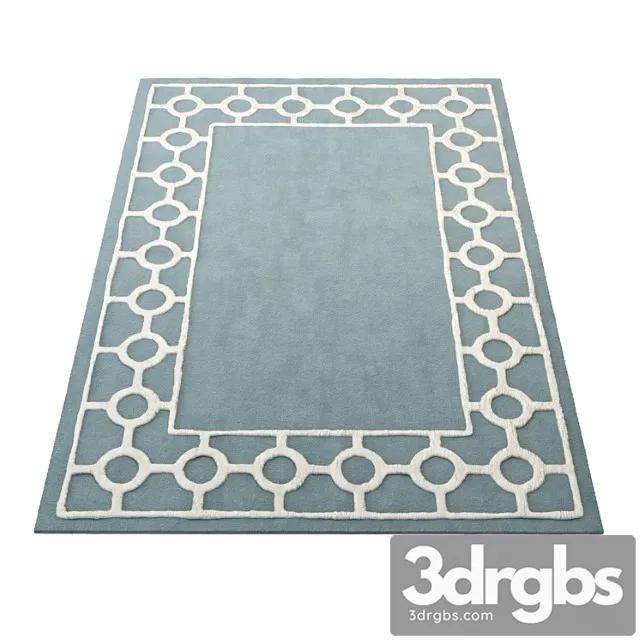 Diva at home ecliptic decorative area rug 3D Model Free
